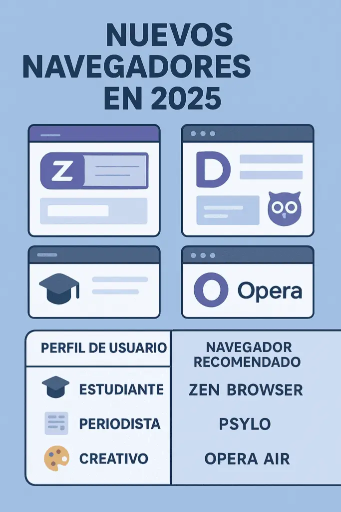 Guerra de navegadores web: ¿qué opciones surgen frente a Chrome y Firefox?