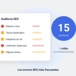 Ilustración: auditoría SEO con los 15 problemas más frecuentes