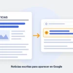 Ilustración: una noticia que pasa a ocupar el primer resultado de búsqueda
