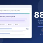 Ilustración: un resumen generado por IA ocupa la parte superior de los resultados de Google para una búsqueda comercial y empuja hacia abajo los resultados orgánicos; el 88% de las búsquedas comerciales ya muestra AI Overviews